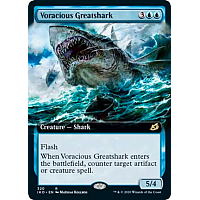 Voracious Greatshark (Foil) (Extended art)