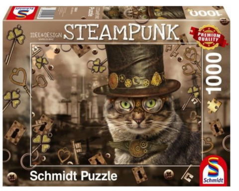 1000 bitar -  Steampunk Cat_boxshot