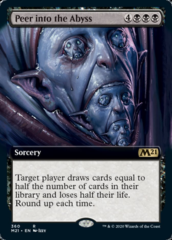 Peer into the Abyss (Foil) (Extended art)_boxshot