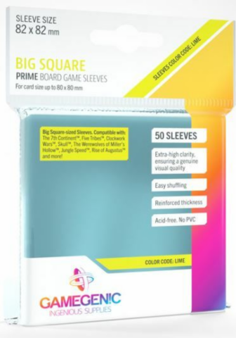 (82x82 mm) Gamegenic - PRIME Big Square Sleeves_boxshot