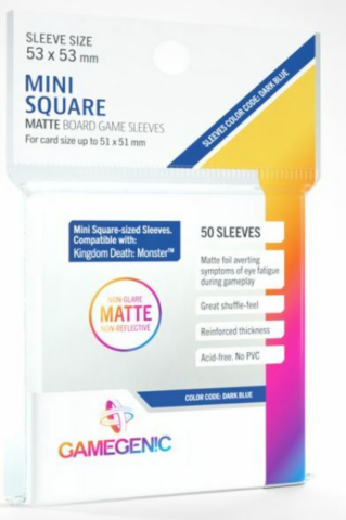 (53x53 mm) Gamegenic - Matte Mini Square Sleeves_boxshot
