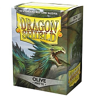 Dragon Shield Standard Sleeves - Matte Olive (100 Sleeves)