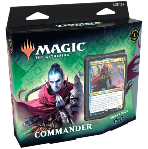 Magic the Gathering Zendikar Rising Commander Deck - Sneak Attack_boxshot