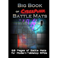 Big Book of CyberPunk Battle Mats (A4 Format)