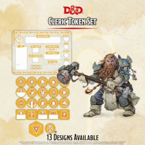 Dungeon & Dragons: Cleric Token Set_boxshot