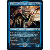 Glacian, Powerstone Engineer (Etched Foil)