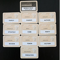 CODENAMES: Bonus Pack - Boardgaming Cards