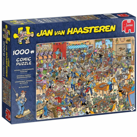 1000 Bitar - Jan Van Haasteren: National Championships Puzzling_boxshot