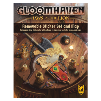 Gloomhaven: Jaws of the Lion Removable Sticker Set & Map_boxshot