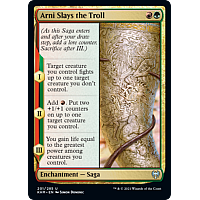 Arni Slays the Troll (Foil)