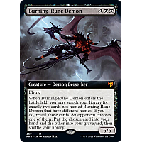 Burning-Rune Demon (Foil) (Extended Art)