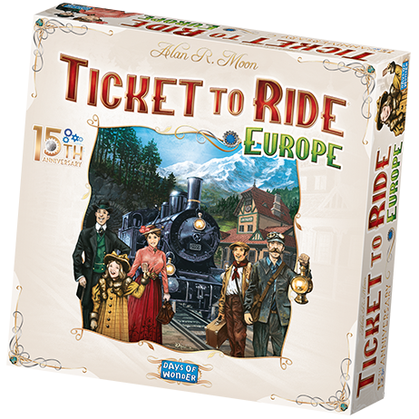 Ticket to Ride: Europe 15th Anniversary (English rules) _boxshot
