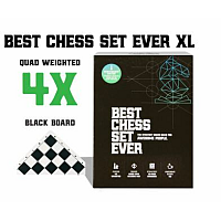 Best Chess Set Ever XL (Black Board + Green board)