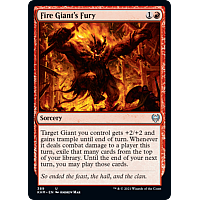 Fire Giant's Fury (Foil) (Theme Booster)