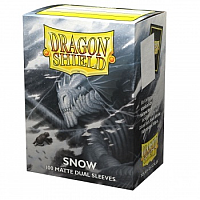 Dragon Shield Standard Matte Dual Sleeves - Snow 'Nirin' (100 Sleeves)