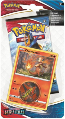 Pokémon TCG Sword & Shield - Battle Styles: Checklane Blister Charmander_boxshot