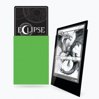 UP - Standard Sleeves - Gloss Eclipse - Lime Green (100 Sleeves)_boxshot