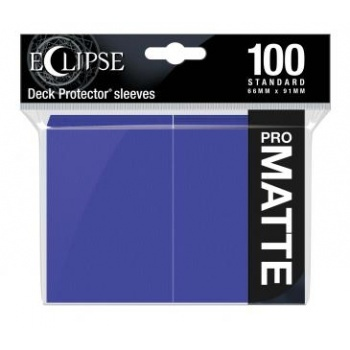UP - Eclipse Matte Standard Sleeves: Royal Purple (100 Sleeves)_boxshot