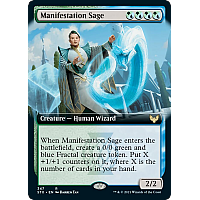 Manifestation Sage (Foil) (Extended Art)