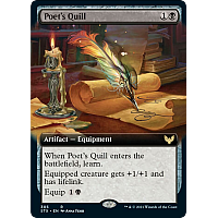 Poet's Quill (Foil) (Extended Art)