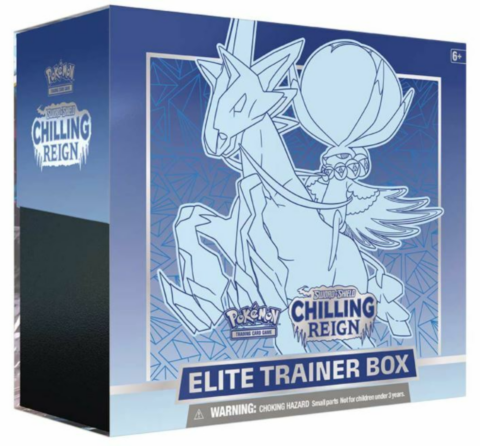 Pokémon TCG Sword & Shield - Chilling Reign: Elite Trainerbox Ice Rider Calyrex VMAX