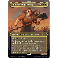 Saskia the Unyielding (Foil) (Borderless)