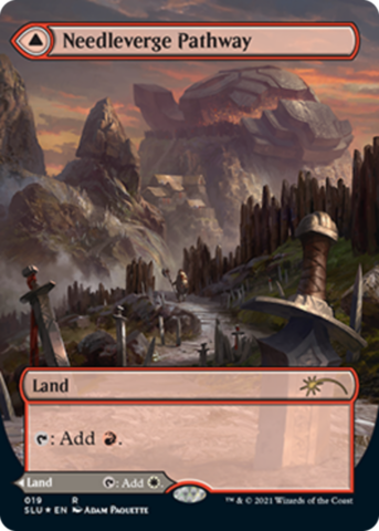 Needleverge Pathway // Pillarverge Pathway (Foil) (Borderless)_boxshot