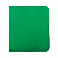 UP - 12-Pocket Zippered PRO-Binder - Green