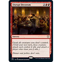 Disrupt Decorum (Foil)