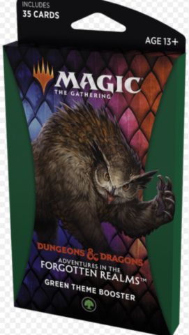 Magic The Gathering: Adventures in the Forgotten Realms Theme Booster Pack - Green_boxshot