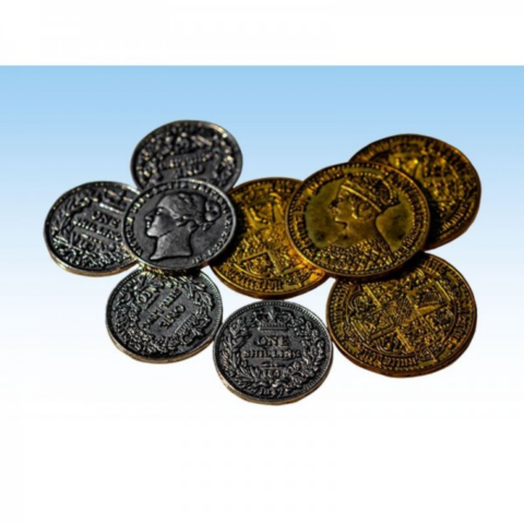 Victorian Metal Coins (50 pieces)_boxshot