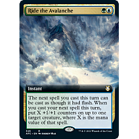 Ride the Avalanche (Foil) (Extended Art)