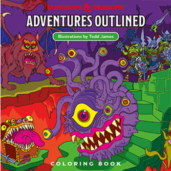 D&D Adventures - Outlined Coloring Book_boxshot