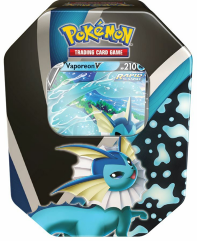 Pokémon: Eevee Evolutions Tin - Vaporeon V (Max 1 per person)_boxshot