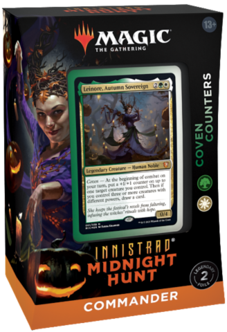 Magic The Gathering: Innistrad: Midnight Hunt Commander Deck Coven Counters_boxshot