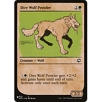 Dire Wolf Prowler (Foil) (Showcase)