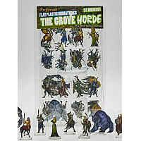 Flat Plastic Miniatures: The Grove Horde 31Pc