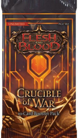 Flesh & Blood TCG - Crucible of War Unlimited Booster _boxshot