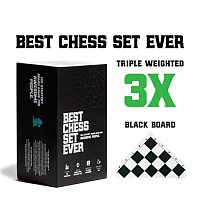 Best Chess Set Ever Double sided (Black Board + Green Board)