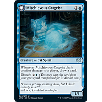 Mischievous Catgeist // Catlike Curiosity (Foil)