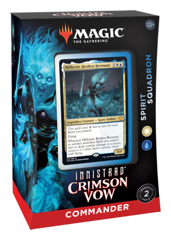Magic The Gathering: Innistrad: Crimson Vow Commander Deck Spirit Squadron_boxshot