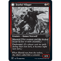 Fearful Villager // Fearsome Werewolf (Foil)