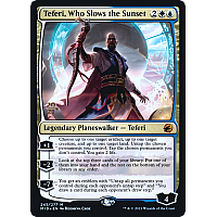 Teferi, Who Slows the Sunset (Foil) (Prerelease)
