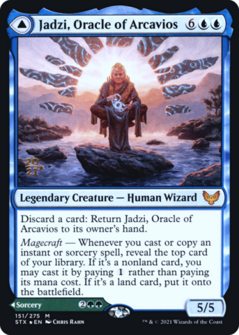 Jadzi, Oracle of Arcavios // Journey to the Oracle (Foil) (Prerelease)_boxshot
