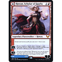 Rowan, Scholar of Sparks // Will, Scholar of Frost (Foil) (Prerelease)