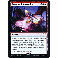 Draconic Intervention (Foil) (Prerelease)