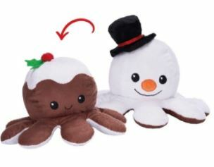 Reversible Octopus (30 cm) - Christmas: Snowman / Cake_boxshot