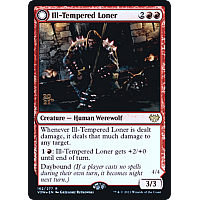 Ill-Tempered Loner // Howlpack Avenger (Foil) (Prerelease)