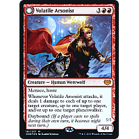 Volatile Arsonist // Dire-Strain Anarchist (Foil) (Prerelease)