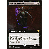 Elvish Dreadlord (Foil) (Extended Art)